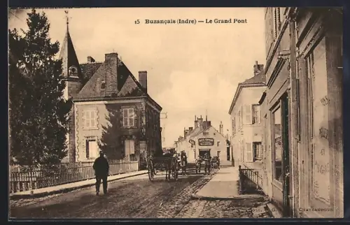 AK Buzancais /Indre, Le Grand Pont