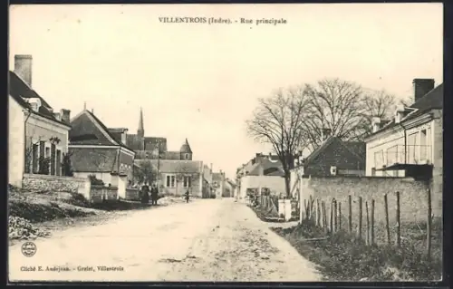 AK Villentrois, Rue principale