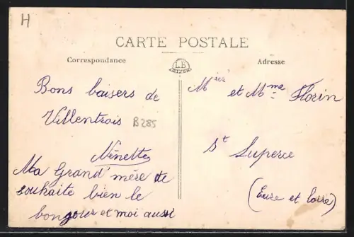 AK Villentrois /Indre, Entrée par la Route de Lye