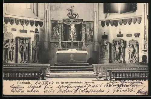 AK Ansbach, St. Gumbertuskirche, Inneres