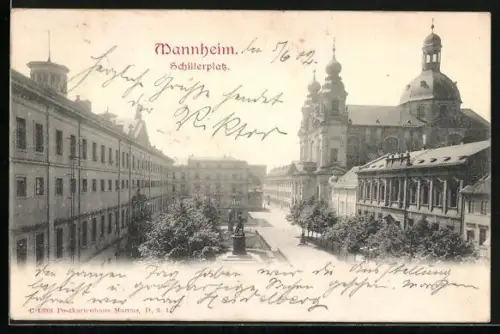 AK Mannheim, Schillerplatz