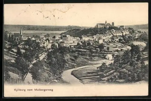 AK Kyllburg, Ansicht vom Malbergerweg