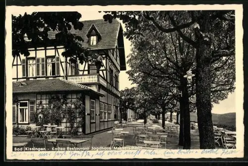 AK Bad Kissingen, Kalte-Restaurant Jagdhaus Messerschmitt