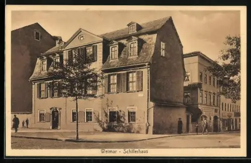 AK Weimar / Thüringen, Schillerhaus