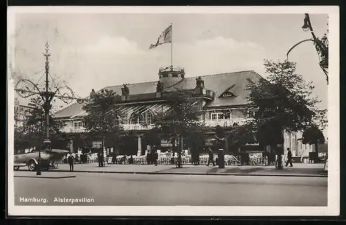 AK Hamburg-Neustadt, Cafe Alsterpavillon