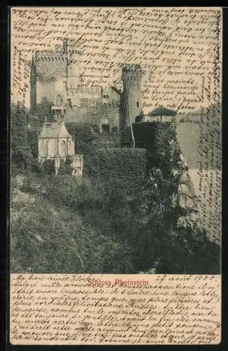 AK Trechtingshausen, Schloss Rheinstein