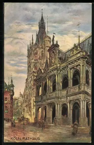 Künstler-AK Köln, Rathaus