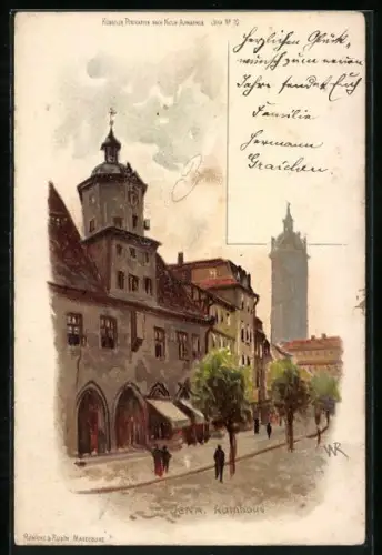 Lithographie Jena, Rathaus
