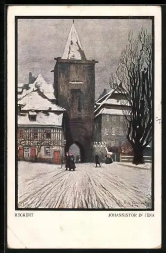 Künstler-AK Jena, Partie am Johannistor