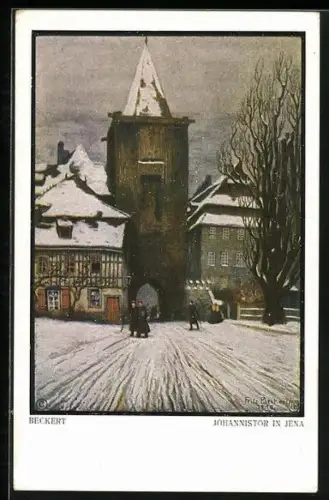 Künstler-AK Jena, Partie am Johannistor
