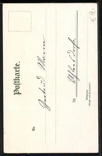 Lithographie Berlin-Charlottenburg, An der Kaiser Wilhelm Gedächtniskirche