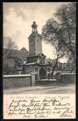 AK Ingolstadt, Altes Schloss, Eingangstor