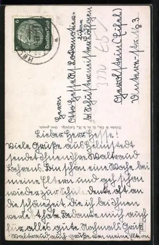 AK Helmstedt, Strassenpartie am Hausmannsturm mit Geschäften