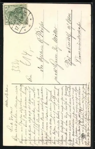 AK Helmstedt, Strassenpartie am Hausmannsturm