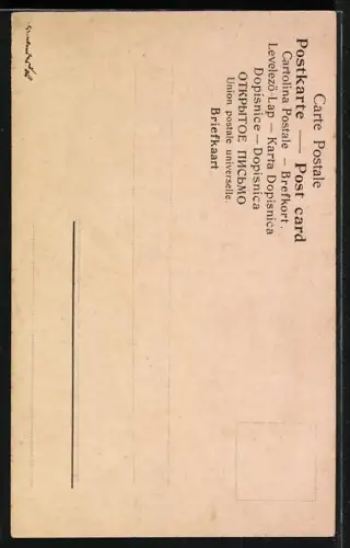 AK Frau spielt mit Spielzeugsoldaten, frauenfeindlicher Humor