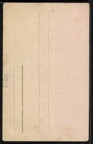 AK Frau streut die Asche ihres Mannes auf einen Brief, frauenfeindlicher Humor, Neujahr