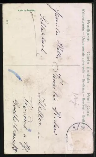 AK Knabe verteilt Geld an Kinder