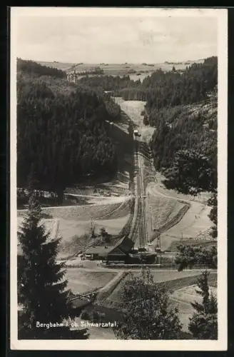 AK Oberweissbach, Bergbahn im oberen Schwarzatal
