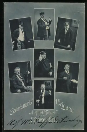 AK Salonhumorist Weigand aus Schweinfurt