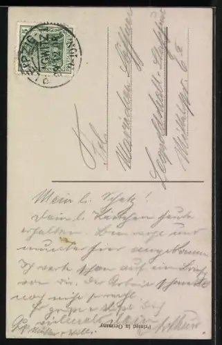 AK Märchen Aschenbrödel, der Königssohn wählt Aschenbrödel