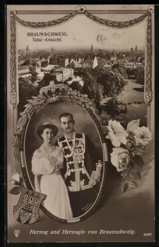 AK Herzog und Herzogin von Braunschweig