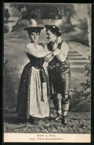 AK Sissi und Valy, Bayrische Preis-Schuhplattler