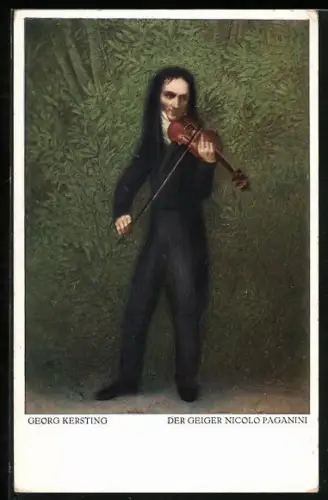 Künstler-AK Geiger Nicolo Paganini