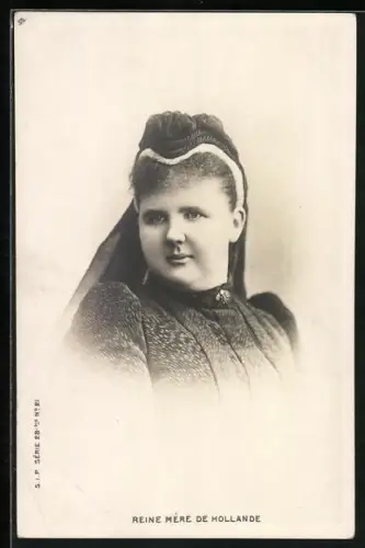 AK Reine Mére de Hollande, Königinmutter von den Niederlanden