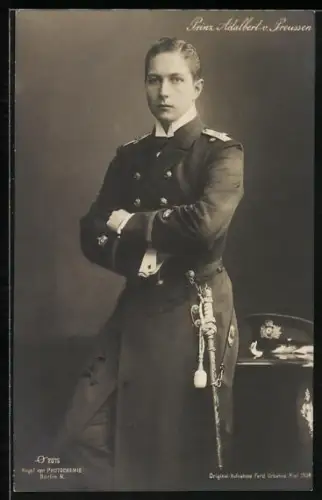 AK Prinz Adalbert von Preussen in Uniform