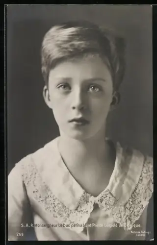 AK Prinz Leopold von Belgien