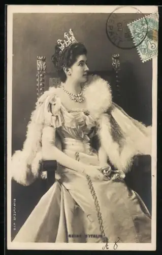 AK Portrait der Königin von Italien