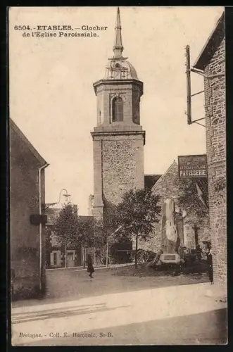 AK Étables, Clocher de l`Église Paroissiale