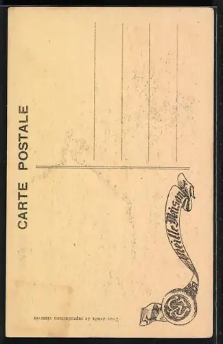 AK Dinan, Rue du Jerzual avec une dame marchant dans la rue ancienne