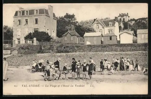 AK Val-André, La Plage et l`Hôtel du Verdet