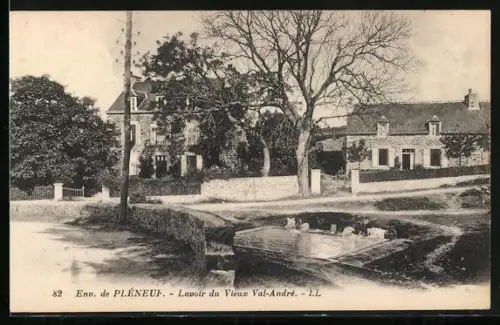 AK Pléneuf, Lavoir du Vieux Val-André