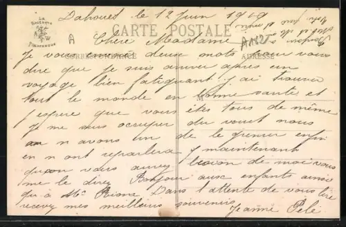 AK Val-André, Vue générale de la Plage, prise de la Falaise de Château-Tanguy