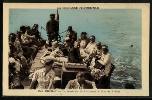 AK Brehat, La traversée de l`Arcouest à l`île de Bréhat