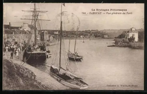 AK Dahouët, Vue générale du Port