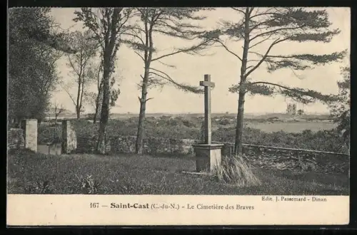 AK Saint-Cast /C.-du-N., Le Cimetière des Braves