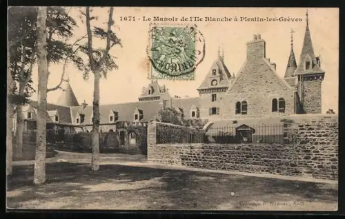 AK Plestin-les-Grèves, Le Manoir de l`Île Blanche