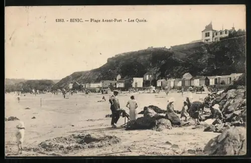 AK Binic, Plage Avant-Port, Les Quais