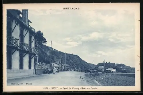 AK Binic, Quai de Courcy allant au Goulet