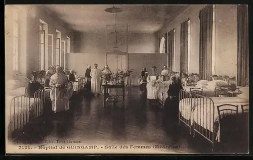 AK Guingamp, Hôpital de Guingamp, Salle des Femmes, Médecine