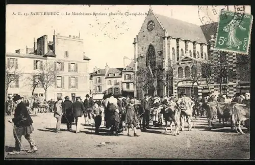 AK Saint-Brieuc, Le Marché aux Bestiaux place du Champ-de-Mars