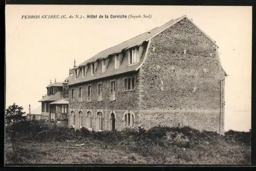 AK Perros-Guirec /C. du N., Hôtel de la Corniche, facade Sud