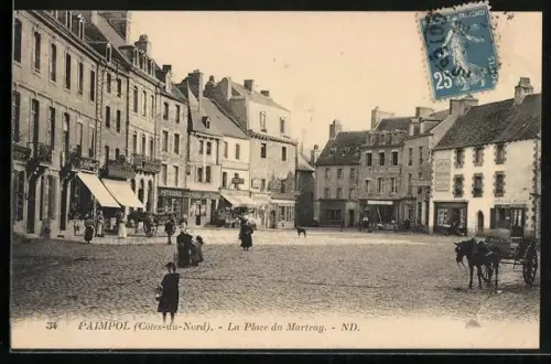 AK Paimpol /Côtes-du-Nord, La Place du Martray