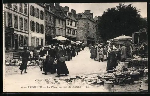 AK Tréguier, La Place un jour de Marché