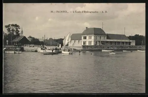 AK Paimpol, L`École d`Hydrographie et embarcations sur l`eau