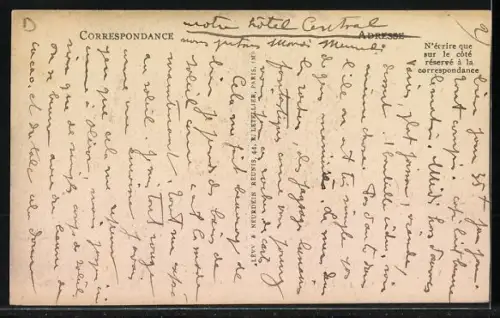 AK Île de Bréhat, La Place du Bourg