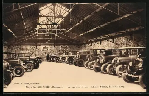AK Rosaires /Bretagne, Garage des Hôtels, Atelier, Fosses, Salle de lavage